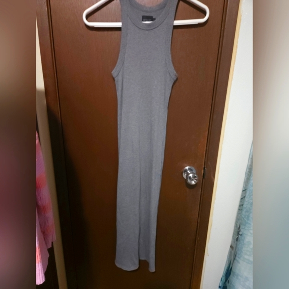 WSLY Long Ribbed Tank Dress - Picture 1 of 3